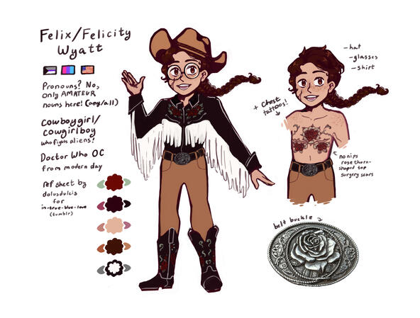 Felix/Felicity Wyatt for in-true-blue-love